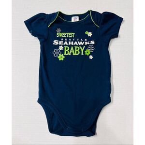 Team Apparel Seattle Seahawks Bodysuit   Girls Size 18 Months